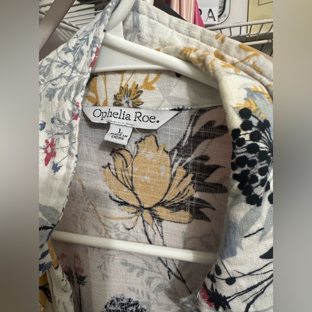 Floral Maxi Dress 👗 Size Large (used) for - Picture 6 of 6